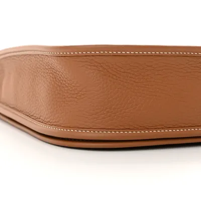 Hermès Evelyne III PM Brown Taurillon Clemence Leather