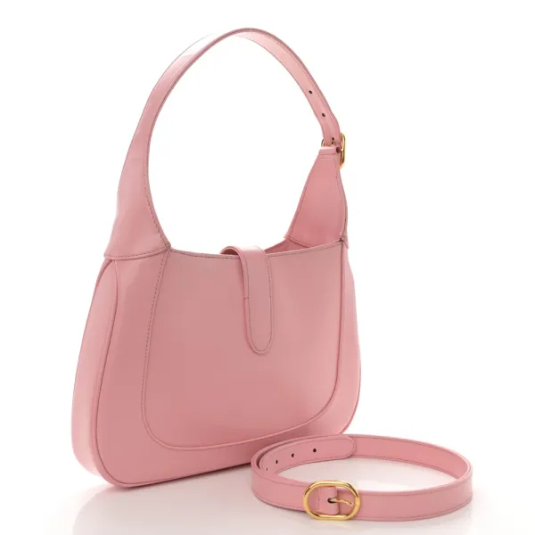 Gucci Small Jackie 1961 Hobo Wild Rose Boarded Dyana Lux Calfskin Leather Gold Hardware - Image 3
