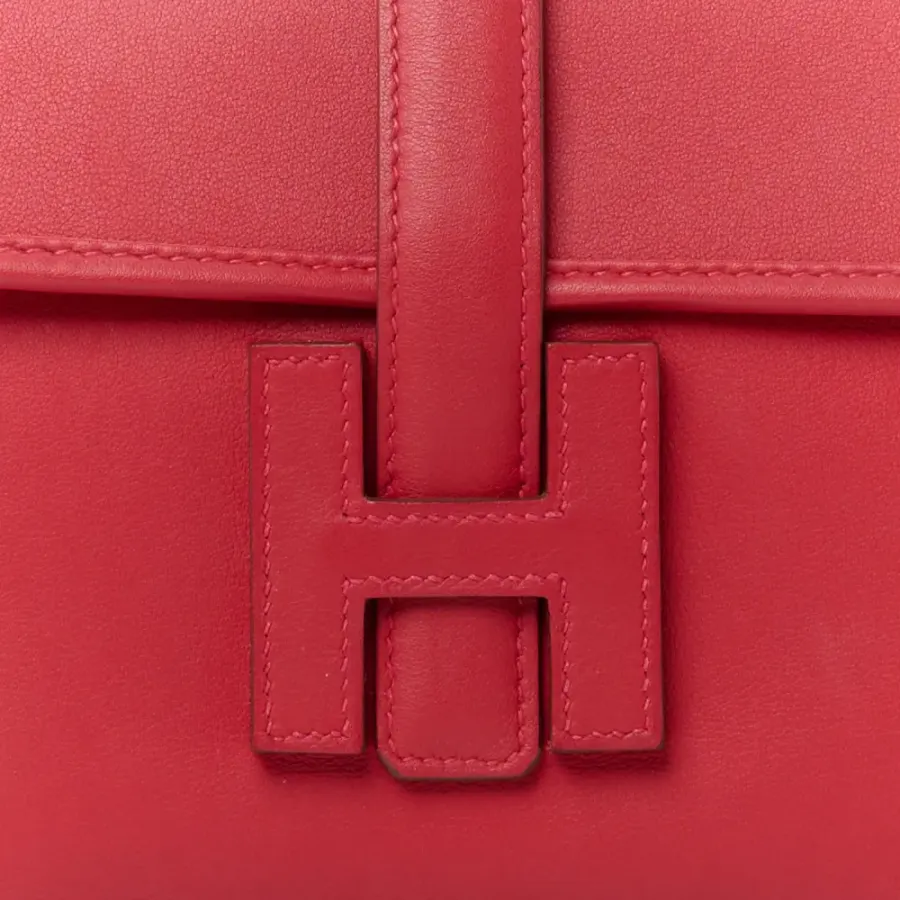 Hermès Jige Elan 29 Clutch Rouge Tomate Swift Leather