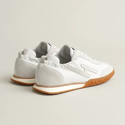 HERMES Jet Sneakers White Sports Shoes