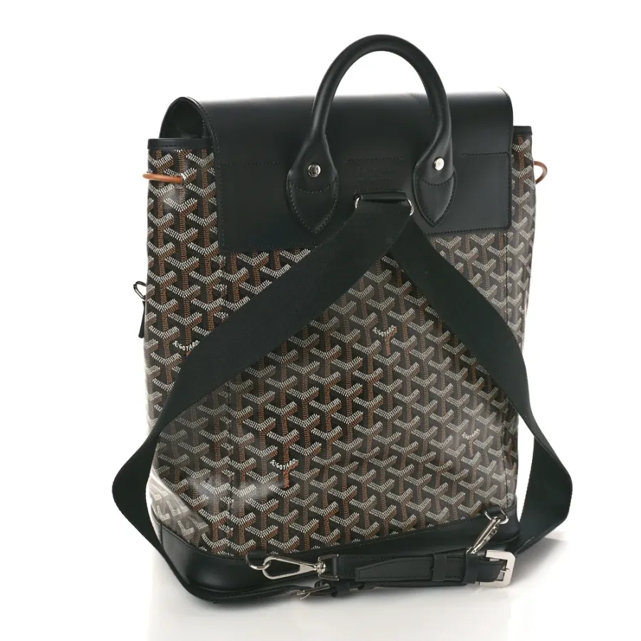 Goyard Alpin Backpack MM Black Goyardine Canvas