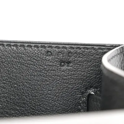 Hermès Kelly Dépêches 25 Pouch Black Epsom Leather Palladium Hardware