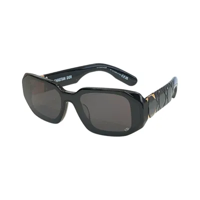 DIOR wrap glasses black purple/black/black tawny/white/black orange color Size 50口21-140