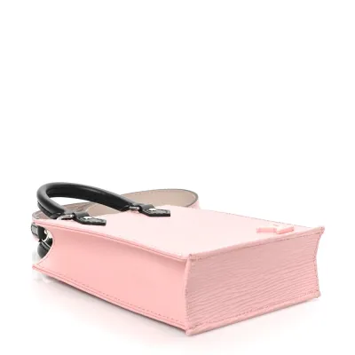 Louis Vuitton Petit Sac Plat PM Rose Ballerine Epi Leather Silver Hardware