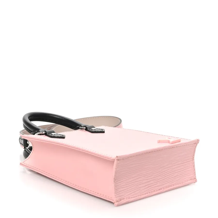 Louis Vuitton Petit Sac Plat PM Rose Ballerine Epi Leather Silver Hardware