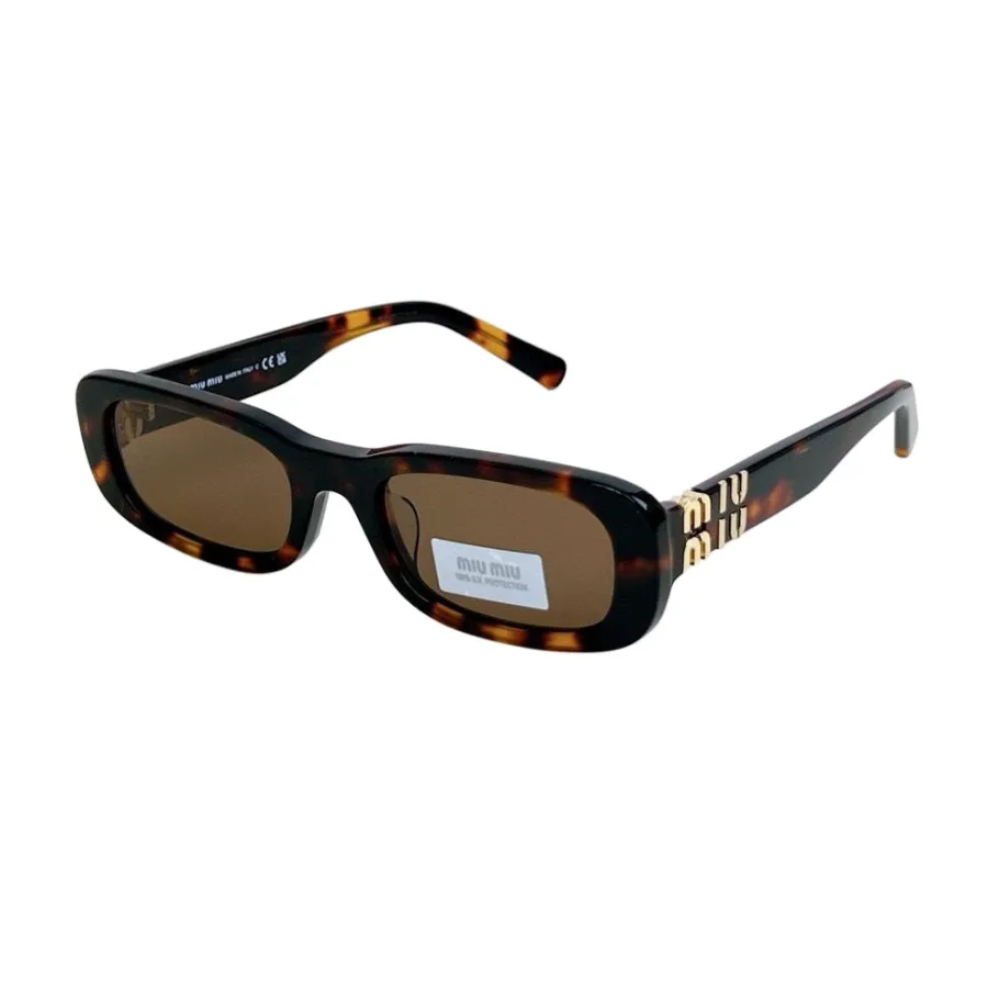 Miu Miu Wrap glasses leopard/white/apricot/black color Size 53口20-140