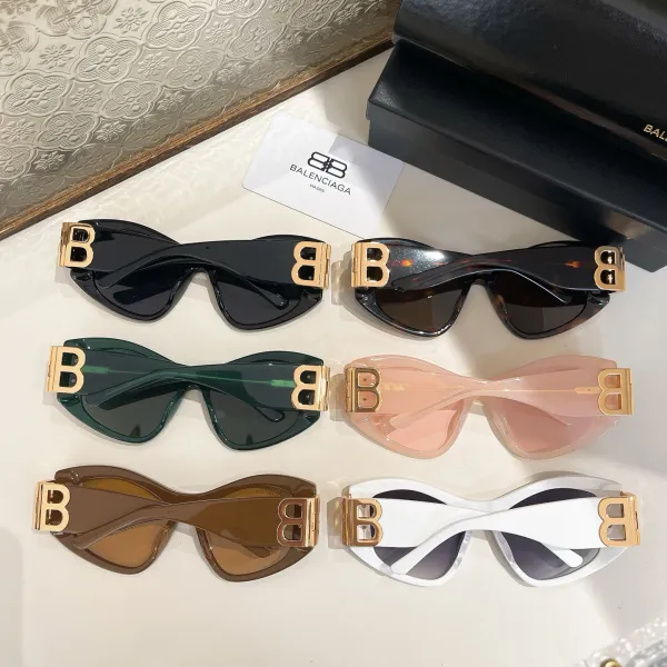 Balenciaga glasses black/leopard/green/brown/pink/white color Size 55口17-130 - Image 9