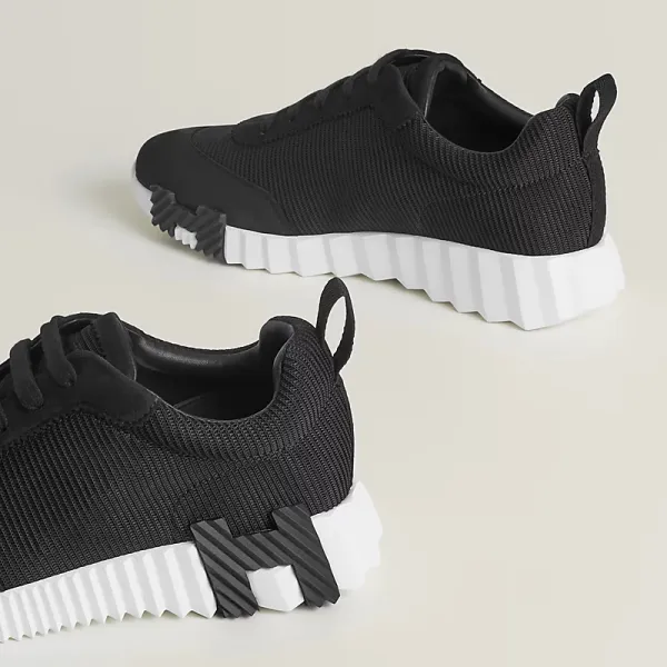 HERMES Black Sneakers Bouncing Sports Shoes - Image 4