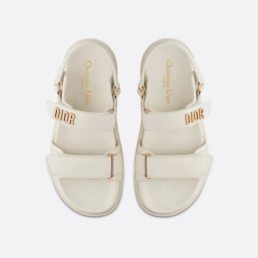 Dior white thick bottom Sandal