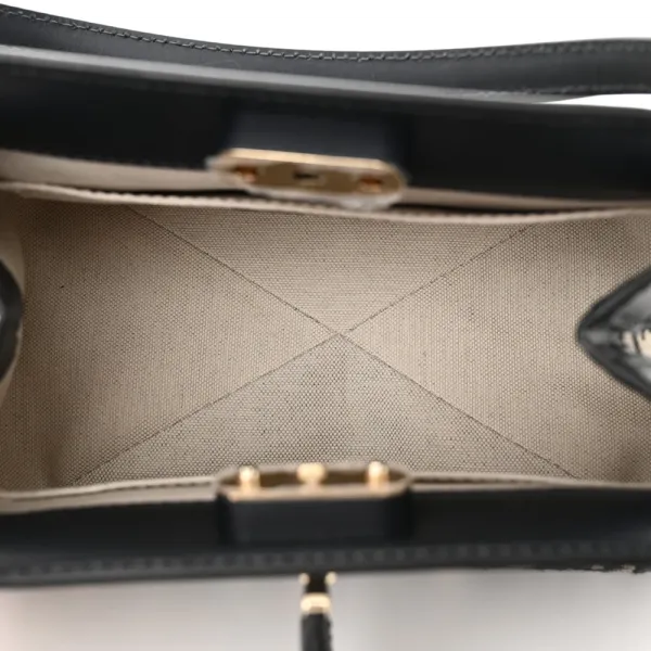 Dior Medium Key Bag Blue Oblique Canvas Gold Hardware - Image 7