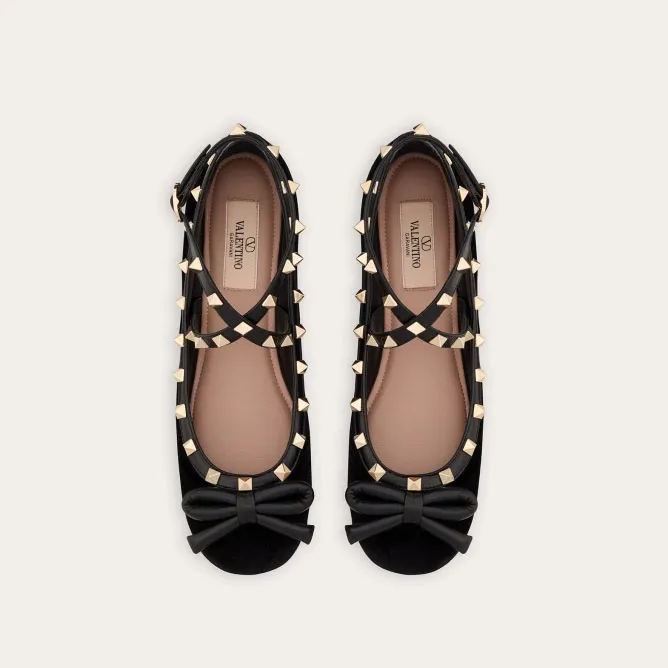 VALENTINO Velvet ballet flats