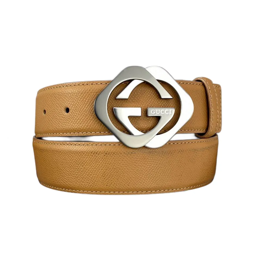 Gucci Men's Double G Buckle Belt In Brown/Red/Black/Beige Calfskin With Gold/Silver Hardware 40mm