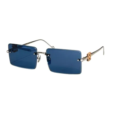 Loewe square frame glasses pink/black/black gold/rust/brown/blue/blue orange color Size 51口21-140