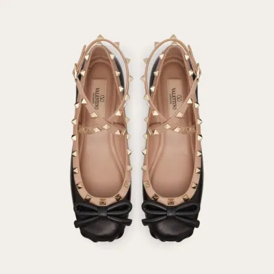 VALENTINO Soft sheepskin ballet flats