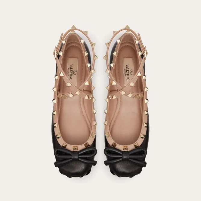 VALENTINO Soft sheepskin ballet flats