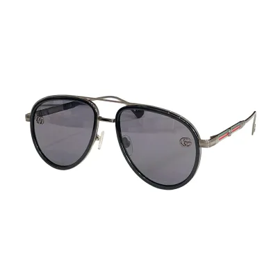 Gucci Aviator glasses eggplant silver/leopard/teal/black silver/black gold/eggplant black color Size 52口18-145