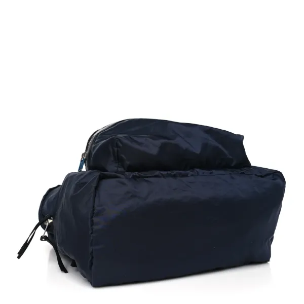 Saint Laurent Small Fold-Up Backpack Belt Bag Navy Nylon City - Image 10