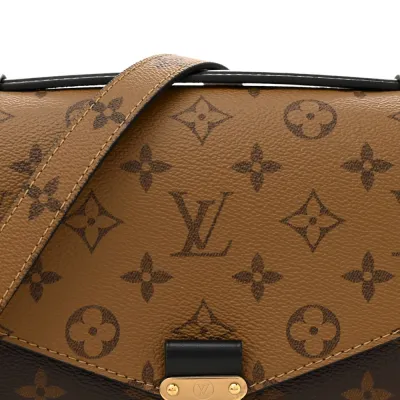 Louis Vuitton Pochette Metis PM Reverse Monogram Canvas Gold Hardware