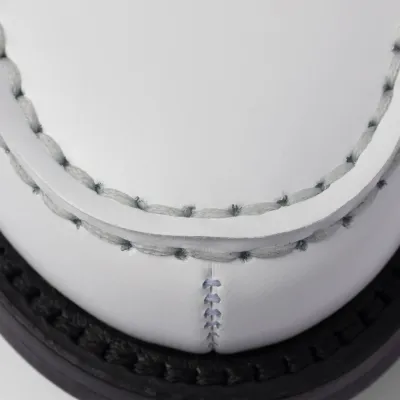 PRADA White shiny leather loafers