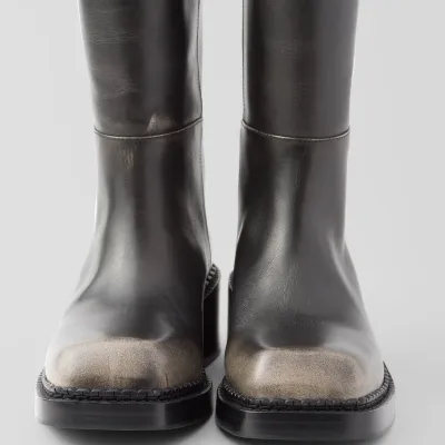 PRADA Leather long boots