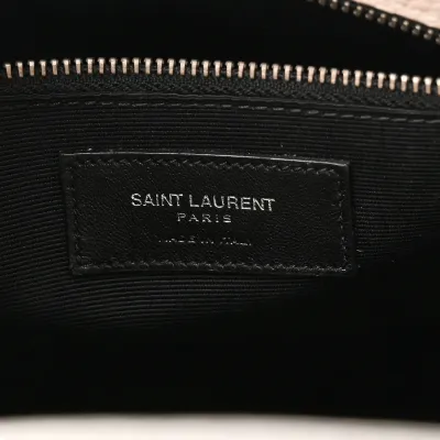 Saint Laurent Small Sac De Jour Dove White Grained Calfskin Leather