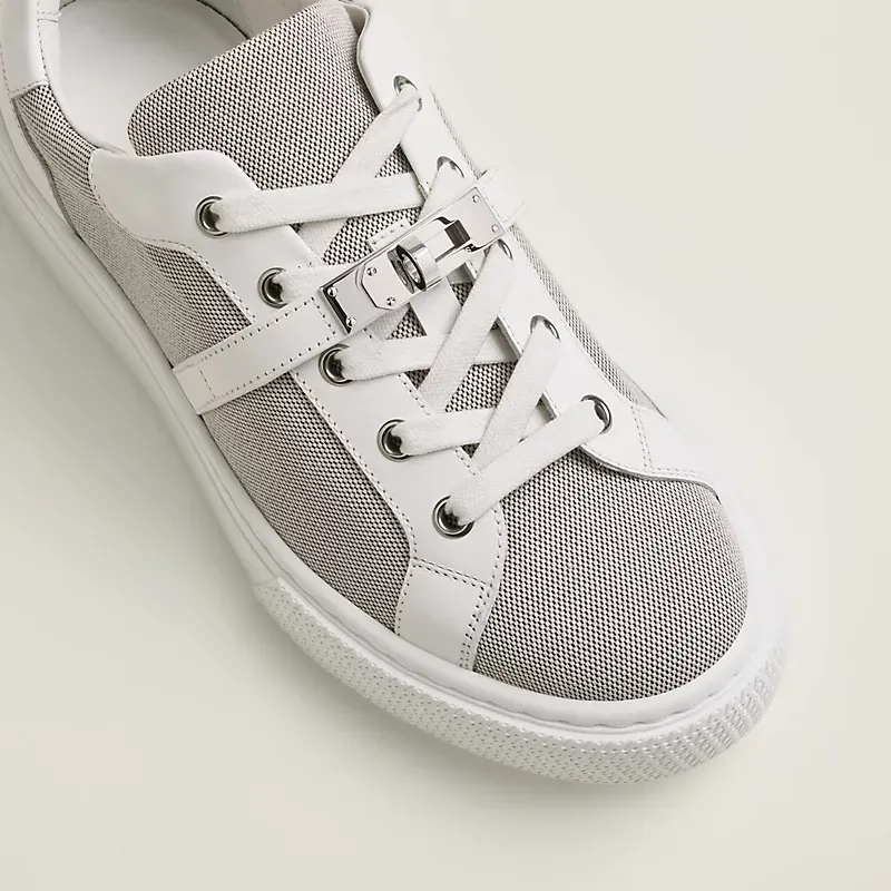HERMES Day Sneakers Grey Sports Shoes