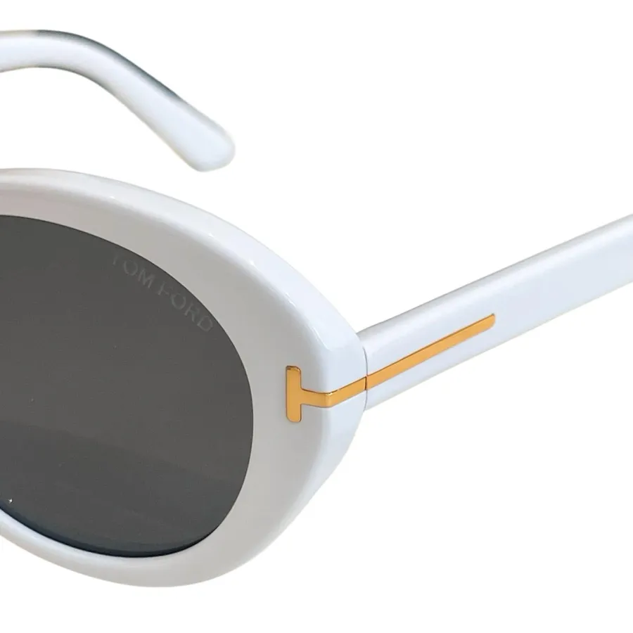 Tom Ford Oval glasses white/black/leopard brown/eggplant tawny/eggplant black/black red color Size 54口21-140