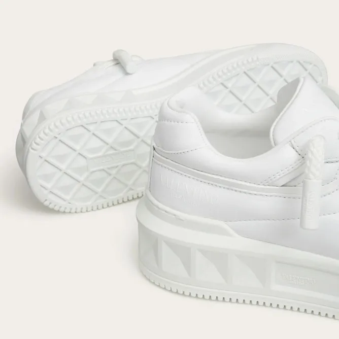 VALENTINO ONE STUD XL Women's sheepskin sneakers