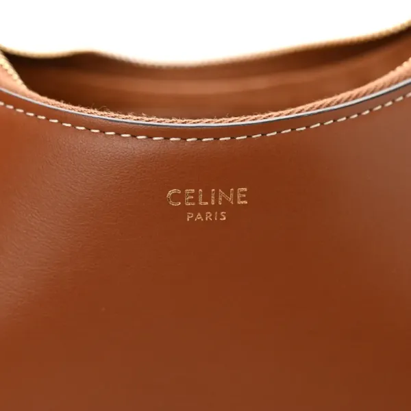 Celine Medium Strap Ava Shoulder Bag Tan Smooth Calfskin Leather Gold Hardware - Image 2