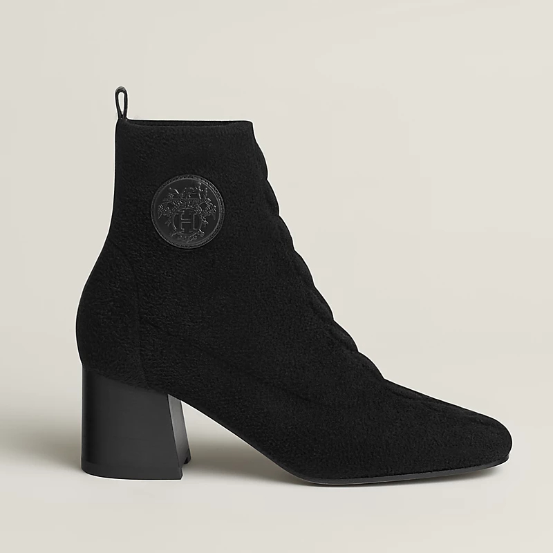 HERMES Jenna Botas de tornozelo pretas