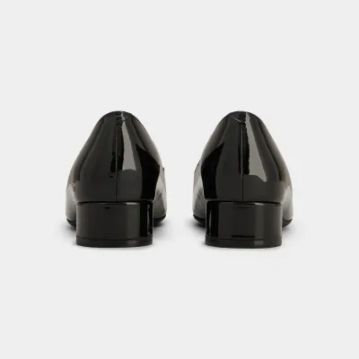 Roger Vivier U Look Ballerinas In Black Patent Leather With Lacquered Buckle (Heel Height 2.5cm)