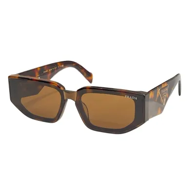 Prada glasses black/eggplant/white/pale orange/leopard brown color Size 54口20-148