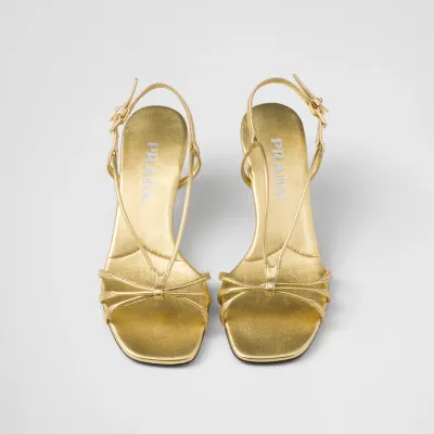 PRADA Nappa leather high-heeled sandals
