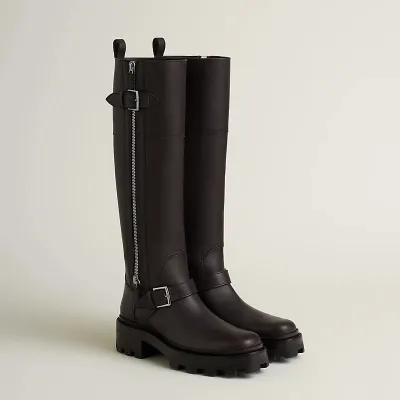 HERMES Jaime Brown boots