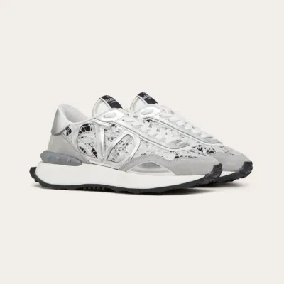 VALENTINO LACERUNNER  Women's lace and mesh sneakers