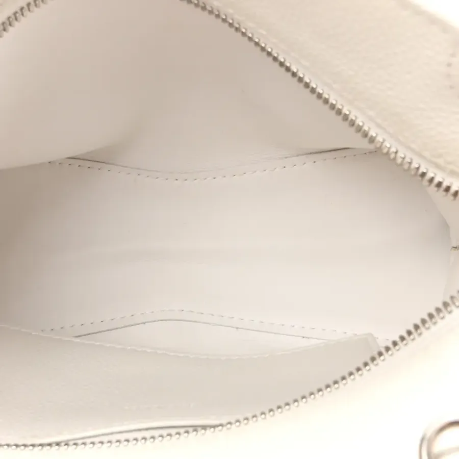 Balenciaga S Neo Classic City Bag Chalky White Grained Calfskin Leather Silver Hardware