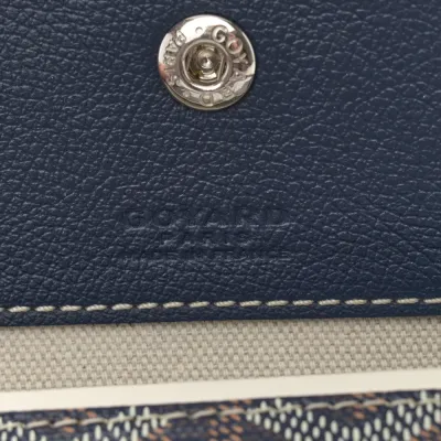 Goyard Boheme Hobo PM Navy Blue Goyardine Canvas