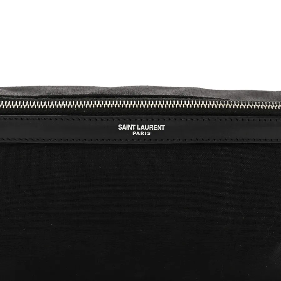 Saint Laurent Small Belt Bag Black Classic Canvas