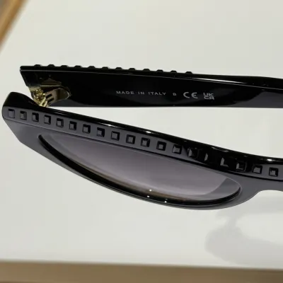 CHANEL glasses black color size 56口17-140