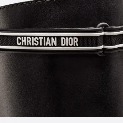 Dior black long boots