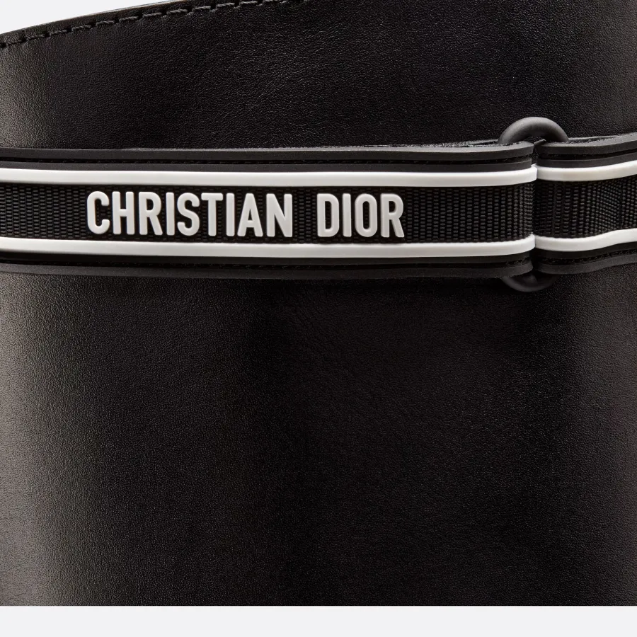 Dior black long boots