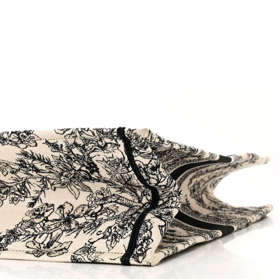 Dior Large Zodiac Toile De Jouy Book Tote Latte Embroidered Canvas