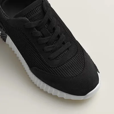 HERMES Black Sneakers Bouncing Sports Shoes