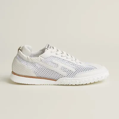 HERMES Jet Sneakers White Sports Shoes