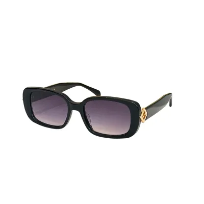 Fendi square frame glasses black gold/ivory/pink/eggplant/teal/leopard/black brown color Size 64口10-145