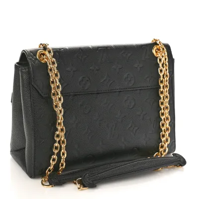 Louis Vuitton Vavin PM Black Empreinte Leather Brass Hardware