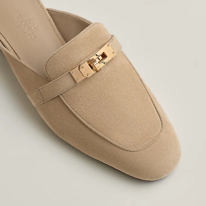 HERMES Oz Mule Beige color Slippers