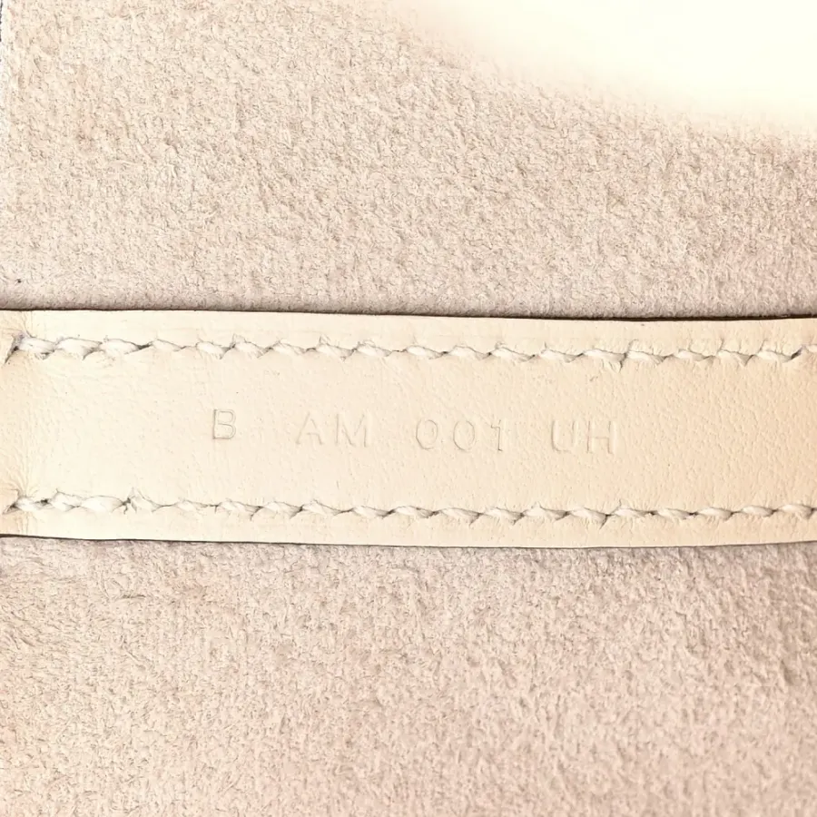 Hermès Lucky Daisy Piacotin Lock 18 PM Nata/Vert Swift Leather Palladium Silver Hardware