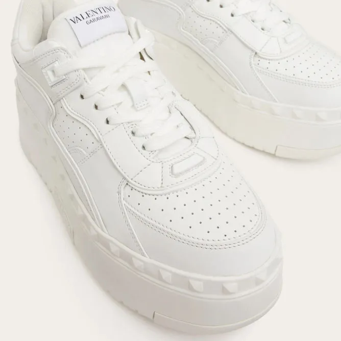 VALENTINO FREEDOTS XL Women's calf leather sneakers