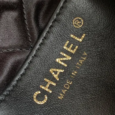 Chanel 22bags Gold Woven Cowhide Shoulder Bags